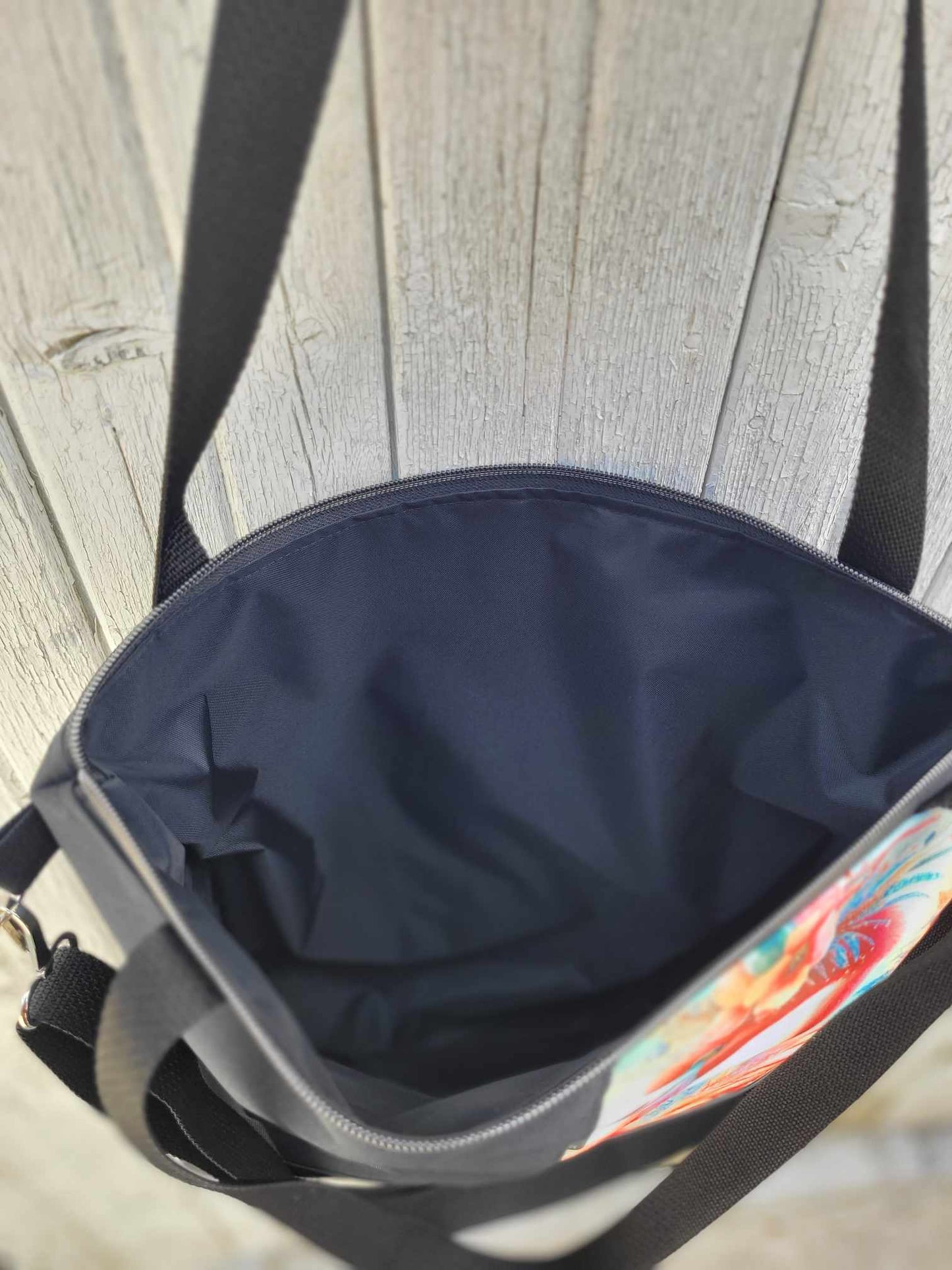 Sac fourre-tout AVEC ZIPPER - PERSONNALISÉ - Créations V&V