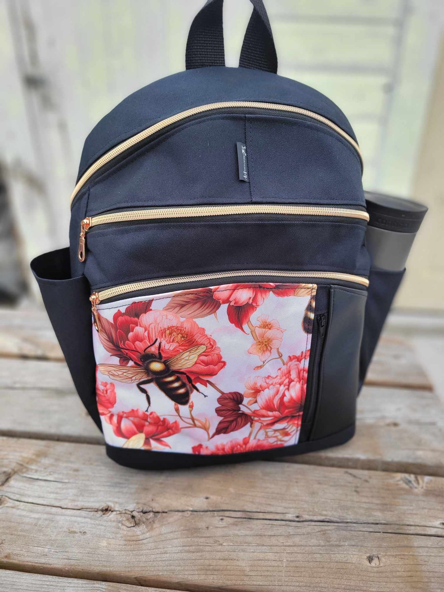 PRÊT À PARTIR - Sac à dos/sacoche VICTORIA Abeille - Créations V&V
