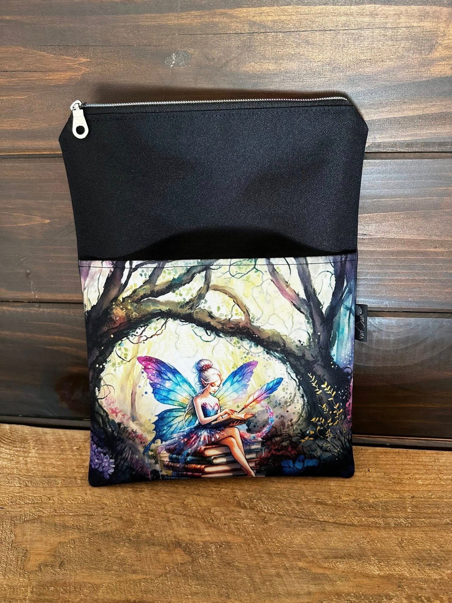 PRÊT À PARTIR - Pochette protège-livre/tablette fée livres