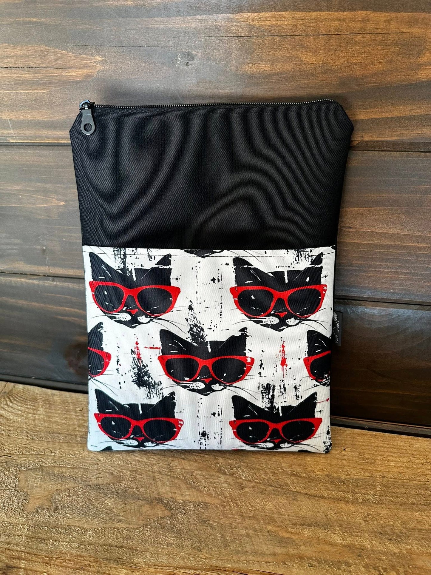 PRÊT À PARTIR - Pochette protège-livre/tablette chats