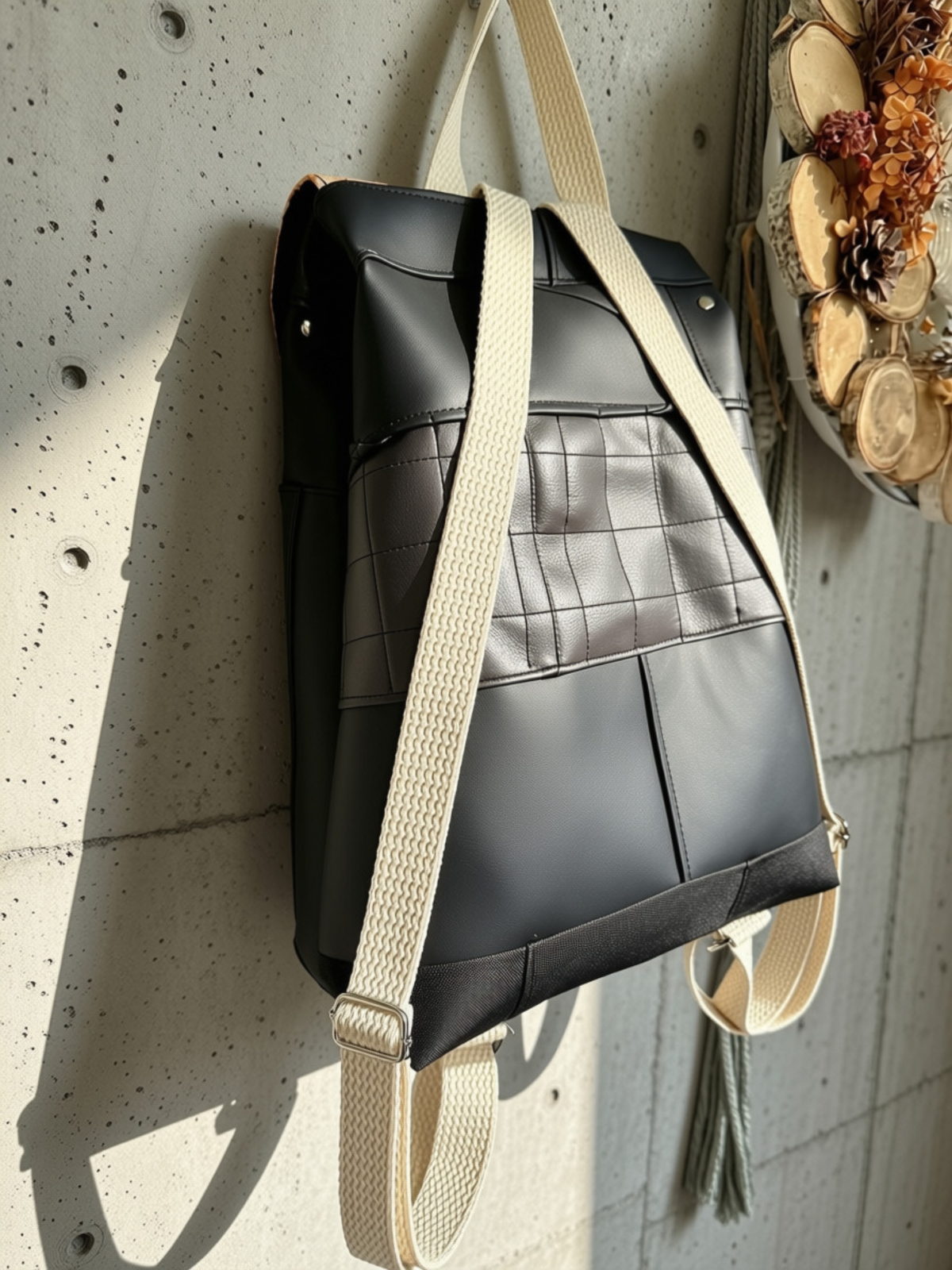 PRÊT À PARTIR - Sac à dos TARA Oiseau/cuirette