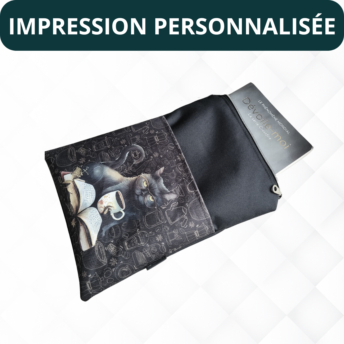 Pochette Protège-Livre - PERSONNALISÉ - Créations V&V