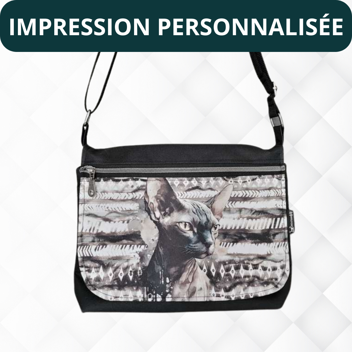 Sac à main TALLY à bandoulière PERSONNALISÉ - Créations V&V