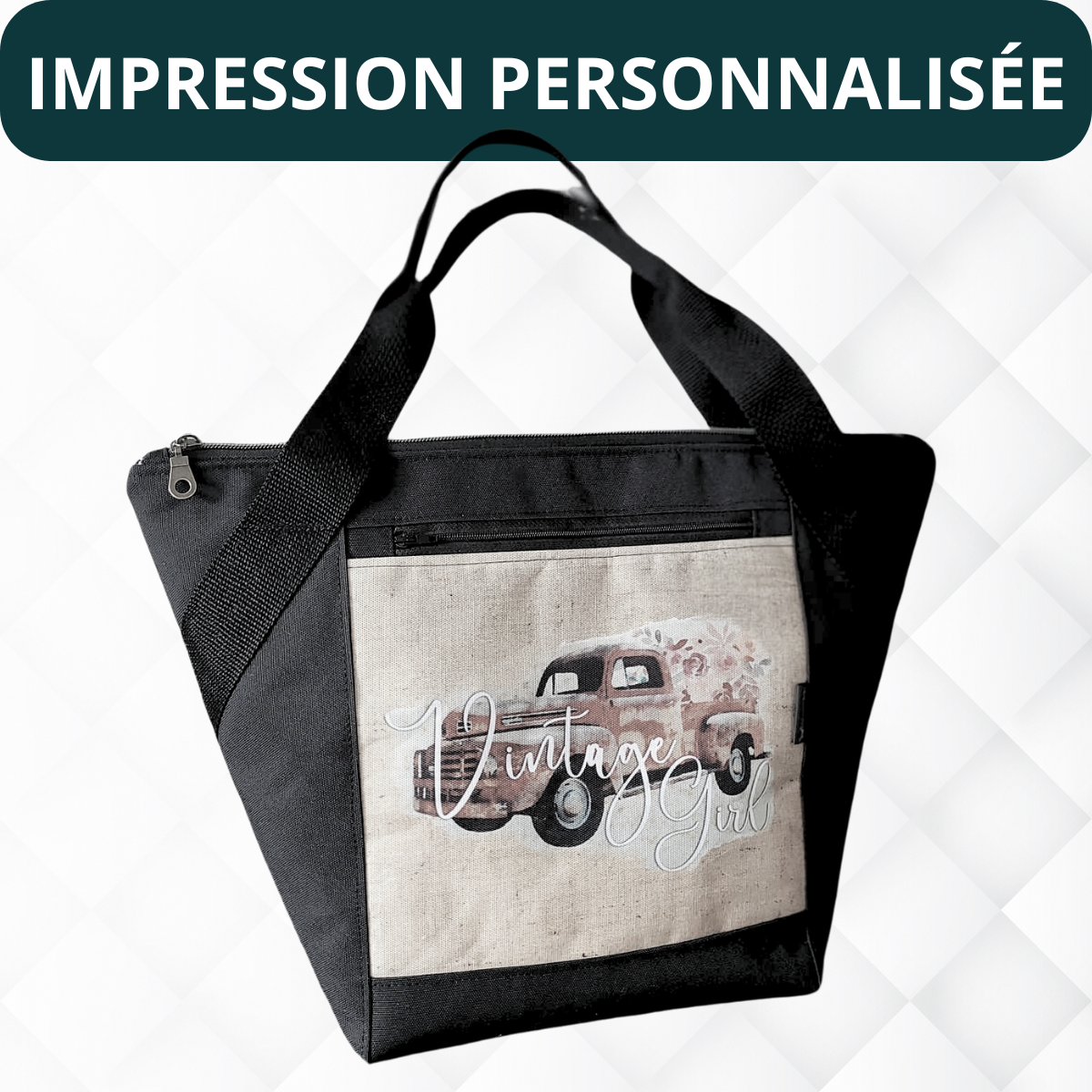 SAC à lunch PERSONNALISÉ - Créations V&V
