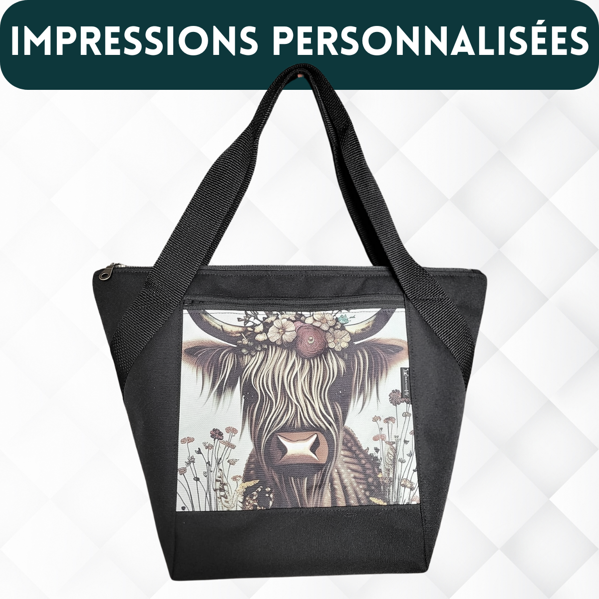 SAC à lunch PERSONNALISÉ