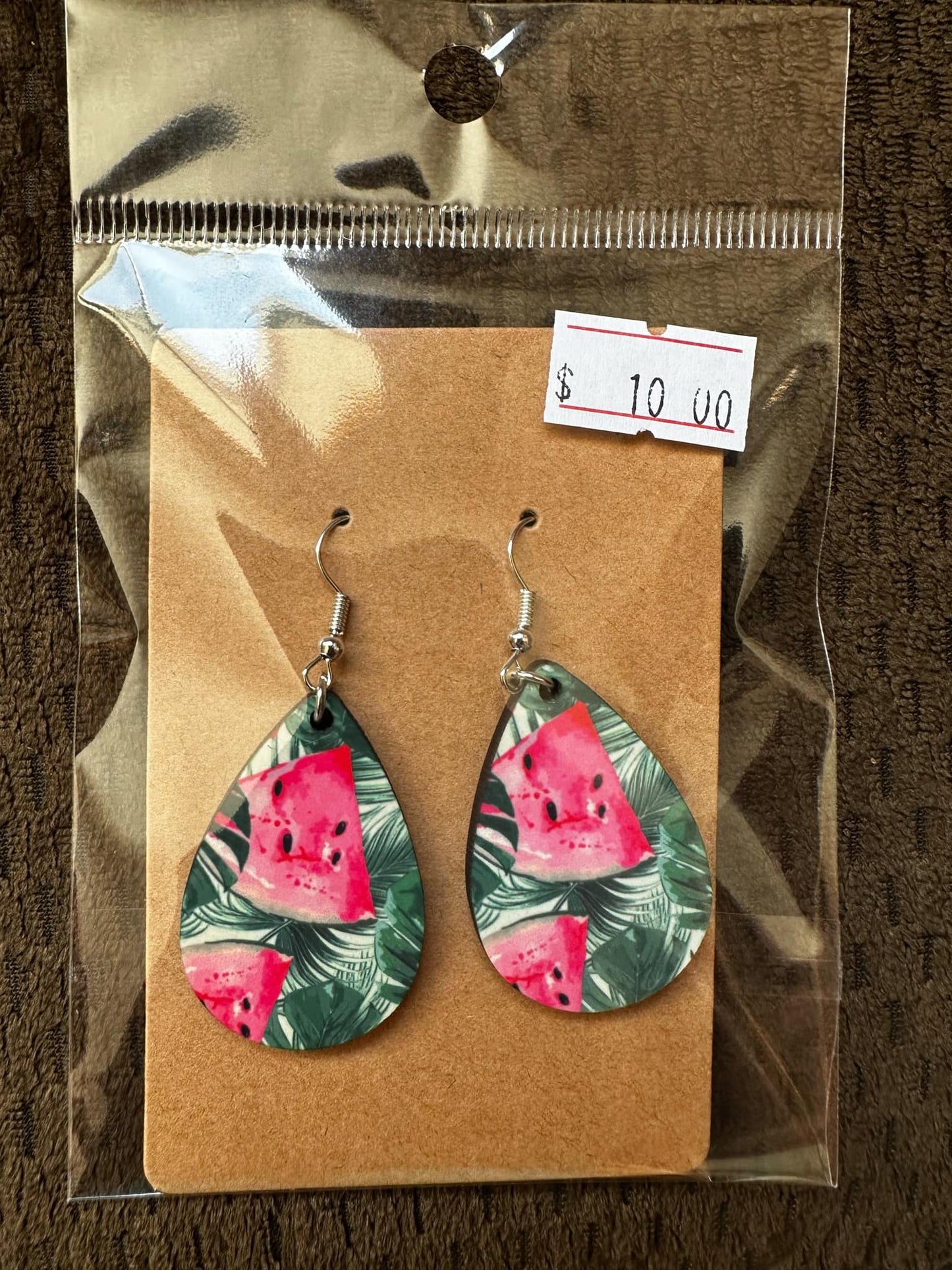 BOUCLES D'OREILLES - melon