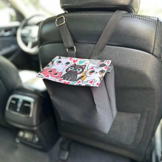 PRÊT À PARTIR - Poubelle de voiture CHATS