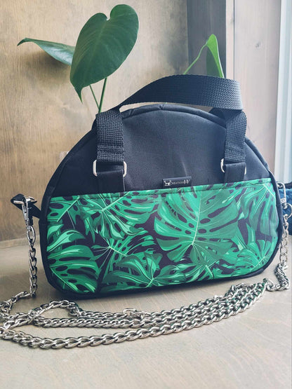 PRÊT À PARTIR - Sac à main TILY - Monstera - Créations V&V 