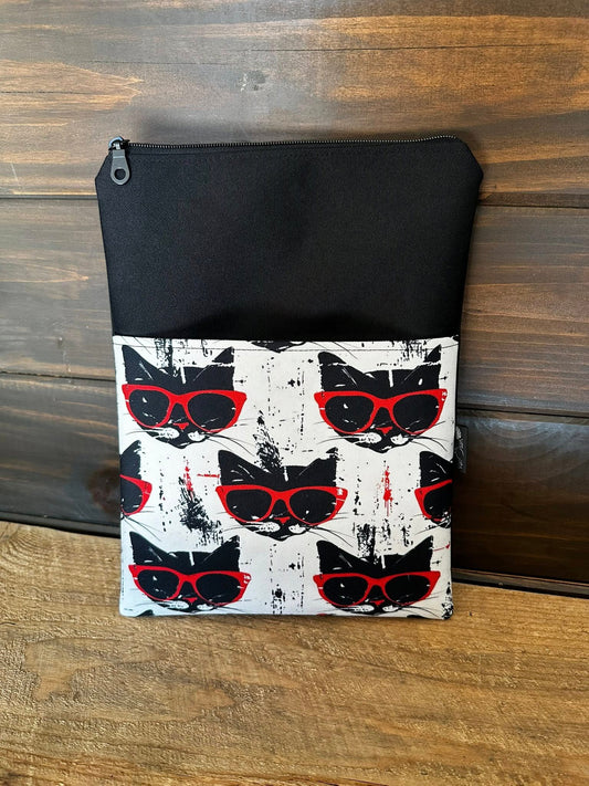 PRÊT À PARTIR - Pochette protège-livre/tablette chats