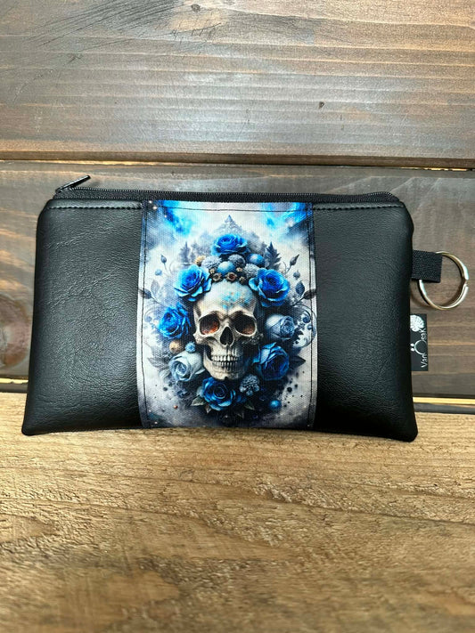 PRÊT À PARTIR - MINI POCHETTE CRÂNE CUIRETTE