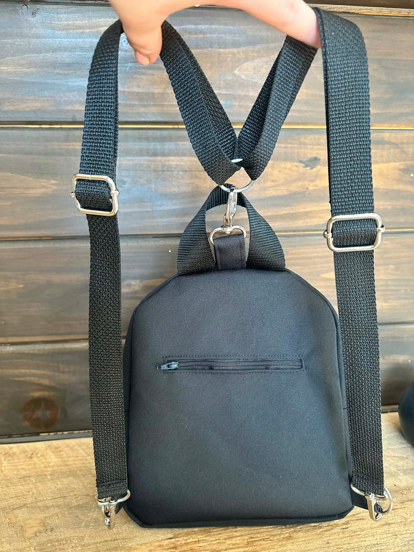 PRÊT À PARTIR - Sac à dos convertible MOLLY FLEUR ROUGE