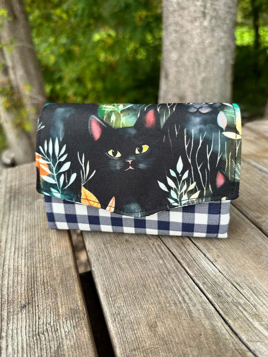 PRÊT À PARTIR - Portefeuille MINI CHAT NOIR