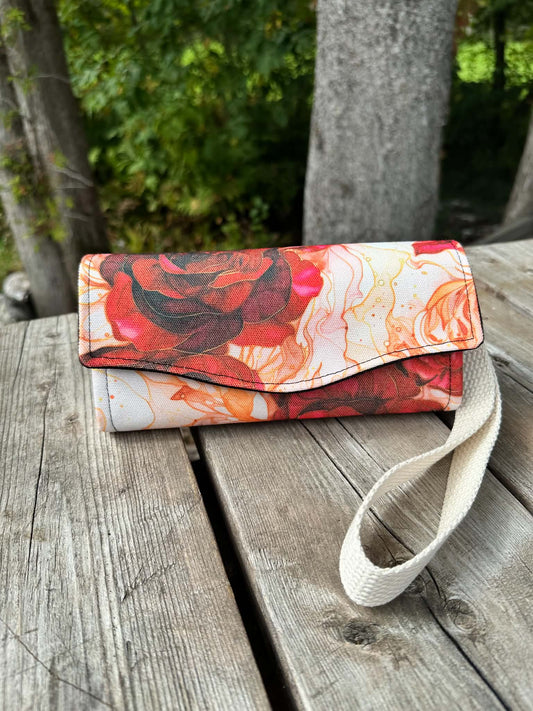 ROSES SAUVAGE - Portefeuille TAMARA ( PRÊT À PARTIR )