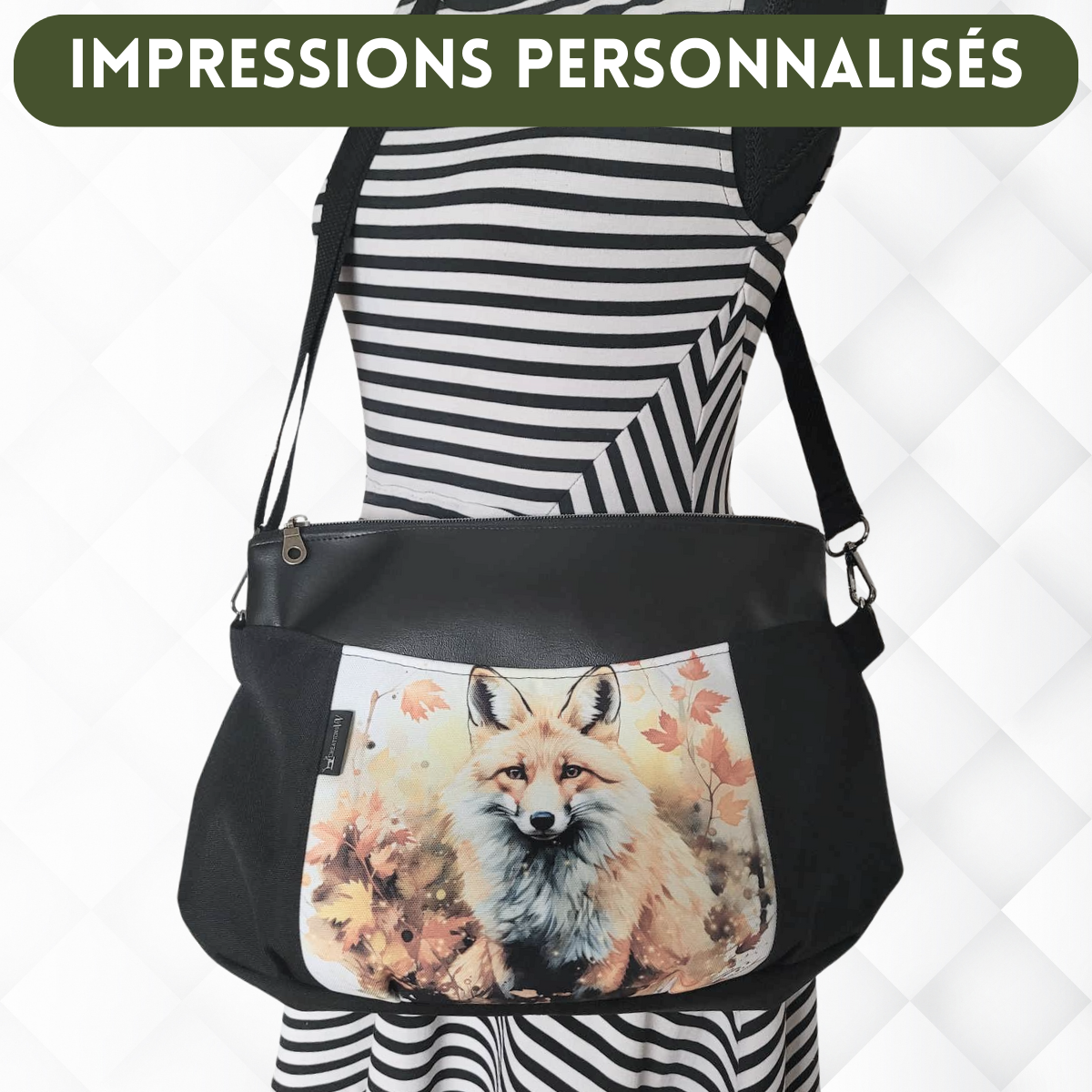 Sac à mains LOULOU PERSONNALISÉ - Créations V&V 