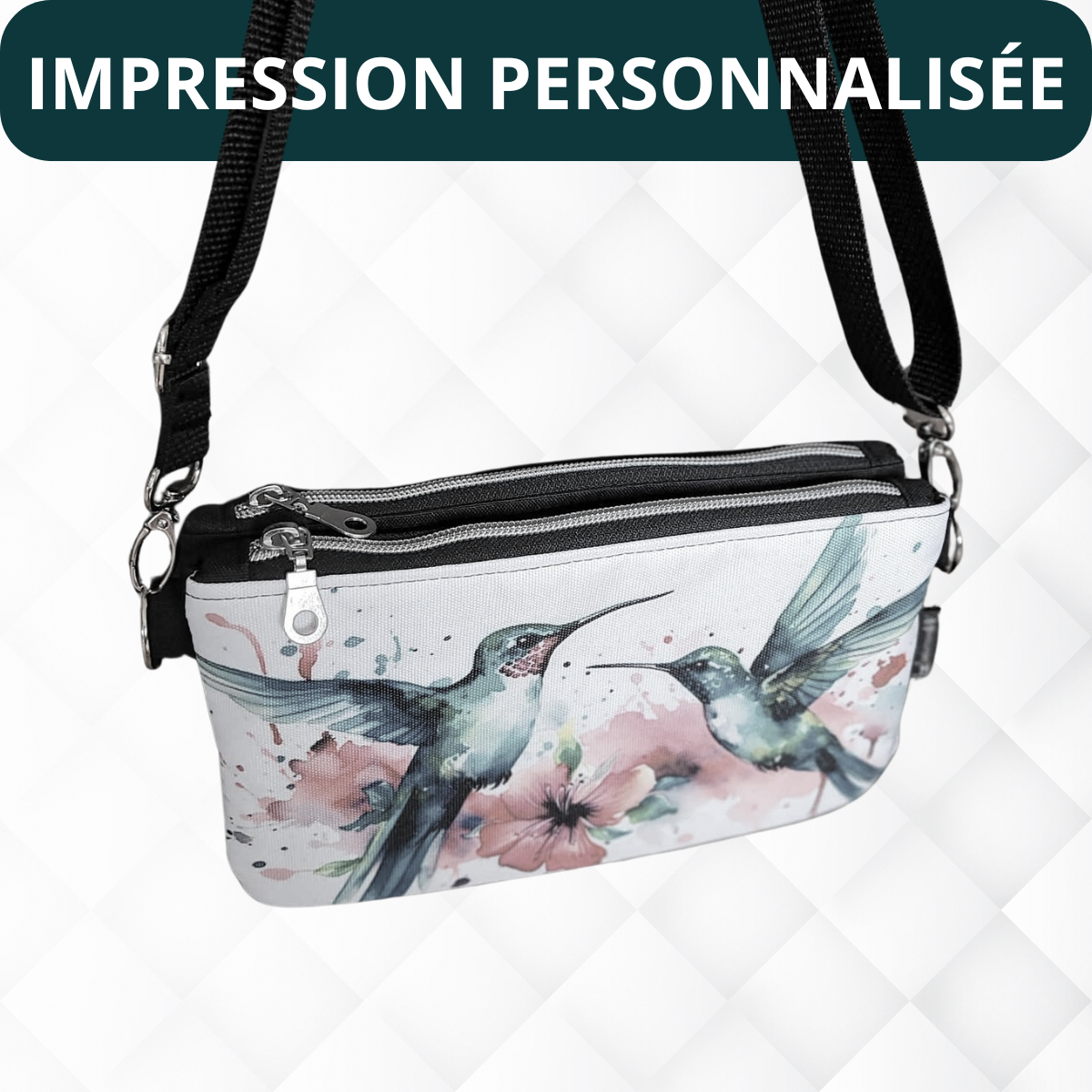 Portefeuille/mini Sac TANY personnalisé - Créations V&V 