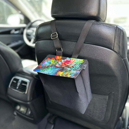 PRÊT À PARTIR - Poubelle de voiture SUCCULENTES