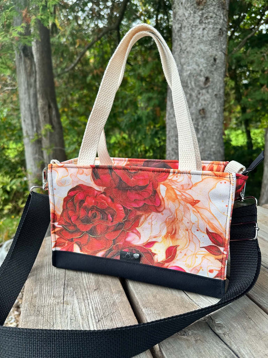 ROSES SAUVAGE - Sac DOLLY .2. ( PRÊT À PARTIR )