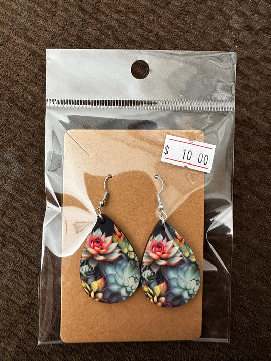 BOUCLES D'OREILLES - succulentes